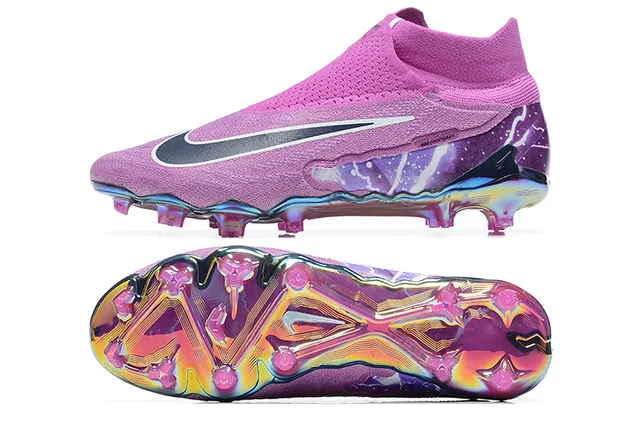 Nike Phantom GT Pink Iridescent Firm-Ground Soccer Shoes 9