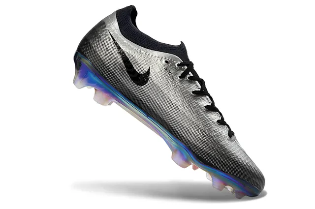 Nike Phantom GT Silver Gray Iridescent Firm-Ground Soccer Shoes 2