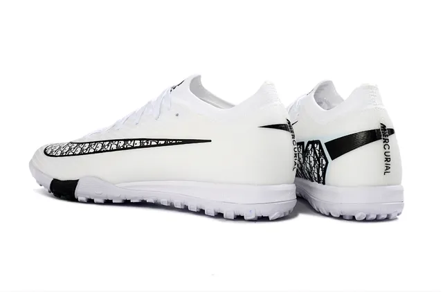 Nike Phantom GT Turf White Black Patterned Swoosh Turf Soccer Shoes 3