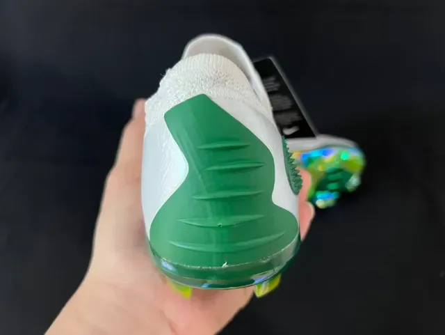 Nike Phantom GT White Green Yellow Iridescent Firm-Ground Soccer Shoes 17