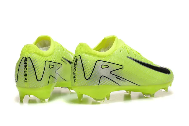 Nike Phantom GT Yellow Black Low-Cut Knit Upper Firm-Ground Soccer Shoes 2