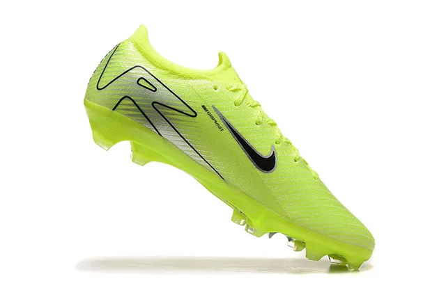 Nike Phantom GT Yellow Black Low-Cut Knit Upper Firm-Ground Soccer Shoes 4