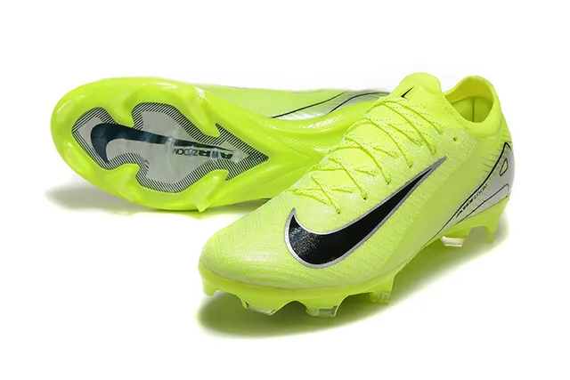 Nike Phantom GT Yellow Black Low-Cut Knit Upper Firm-Ground Soccer Shoes 7