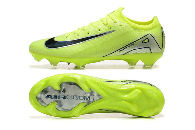 Nike Phantom GT Yellow Black Low-Cut Knit Upper Firm-Ground Soccer Shoes 9