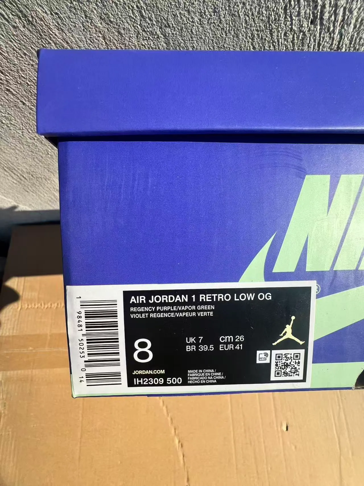 Nike Purple Black Low-Top Mixed-Material Upper Lifestyle Sneakers 10