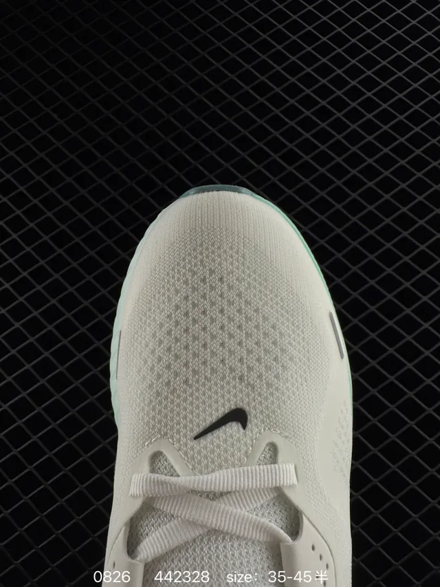 Nike React X Off-White and Mint Green Running Shoes 3