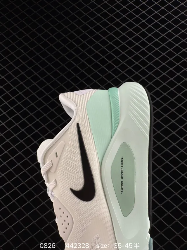 Nike React X Off-White and Mint Green Running Shoes 4