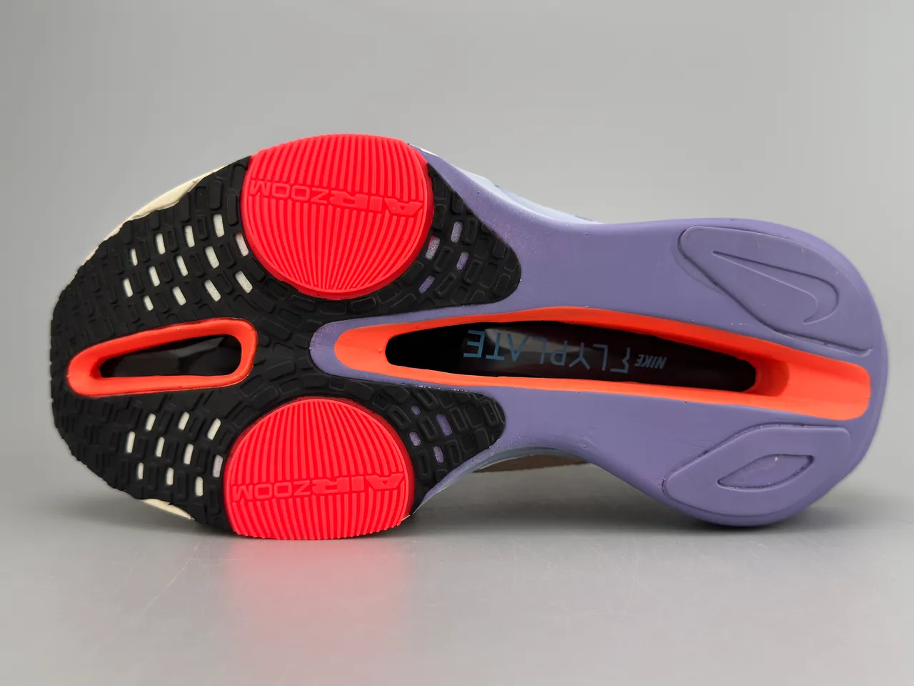 Nike Road Racing AF Off-White Black Orange Purple Chaussures de course 8