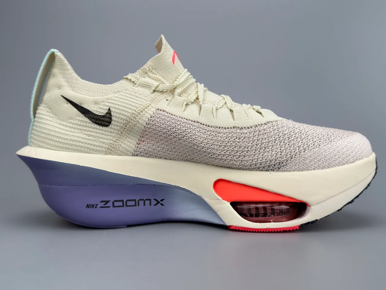 Nike Road Racing AF Off-White Black Orange Purple Chaussures de course 10