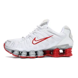 Nike Shox R4 White Red Gray Lifestyle Sneakers