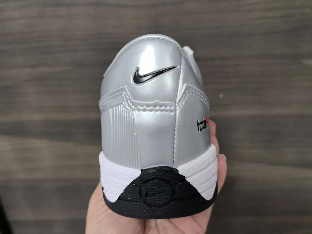 Nike Total 90 III Metallic Silver Black Indoor Soccer Shoes 8