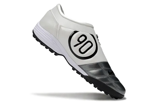 Nike Total 90 III Plata Rojo Césped Zapatos de fútbol 5
