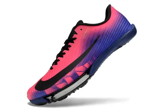 Nike Track Spike gradiente rose à bleu Flyweave chaussures de course 3
