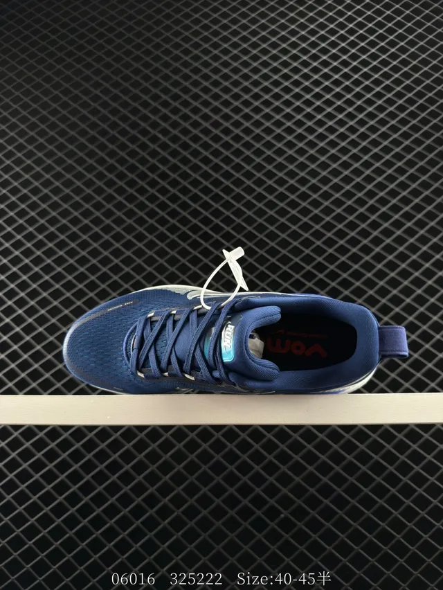 Nike VOMERO 18 Navy Blue Engineered Mesh Upper Full-Length Visible Cushioning Unit Running Shoes 5