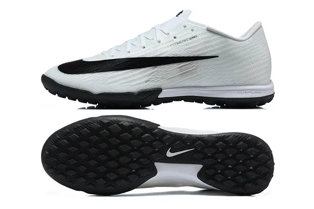 Nike blanc et noir Flyweave haut Chevron overlay turf chaussures de football 5