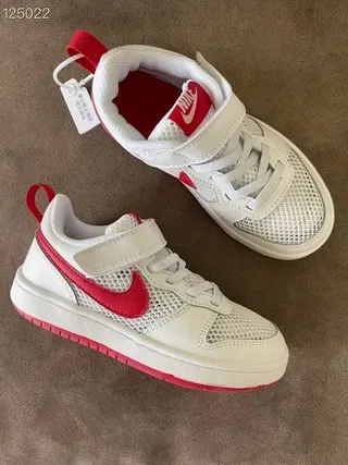 Nike White Blue Low-Top Mesh Upper Lifestyle Sneakers 16