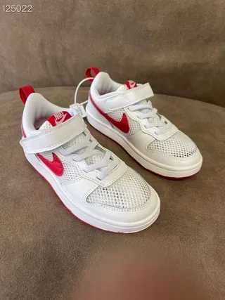 Nike White Blue Low-Top Mesh Upper Lifestyle Sneakers 20