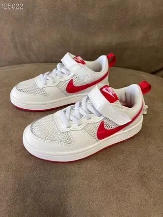 Nike White Blue Low-Top Mesh Upper Lifestyle Sneakers 21