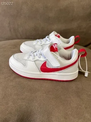 Nike White Blue Low-Top Mesh Upper Lifestyle Sneakers 22