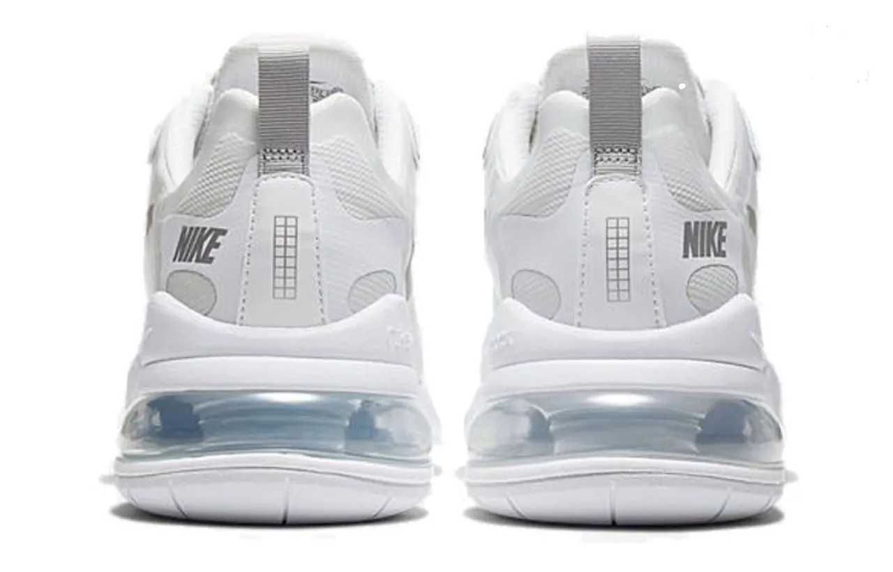 Nike White Gray Visible Air Unit Sculpted Wavy Midsole Lifestyle Sneakers 3