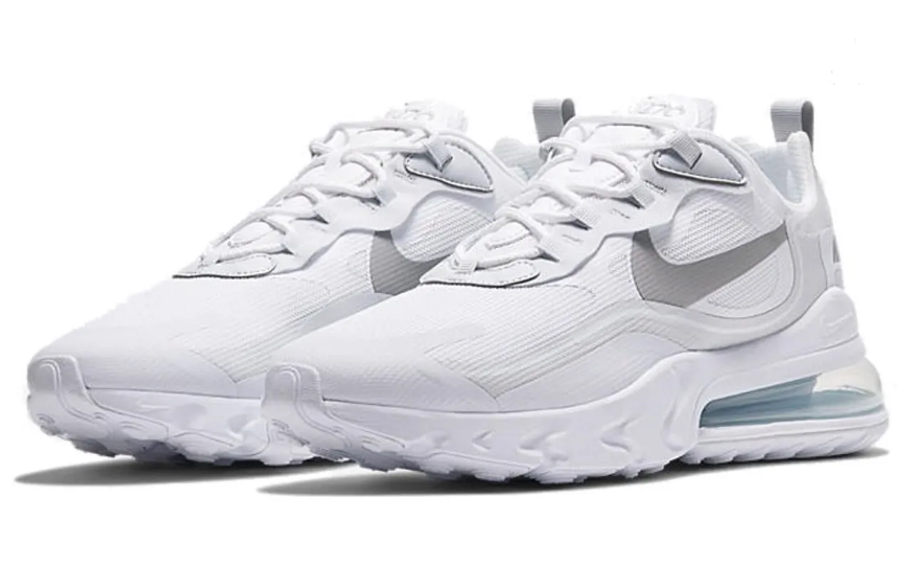 Nike White Gray Visible Air Unit Sculpted Wavy Midsole Lifestyle Sneakers 4