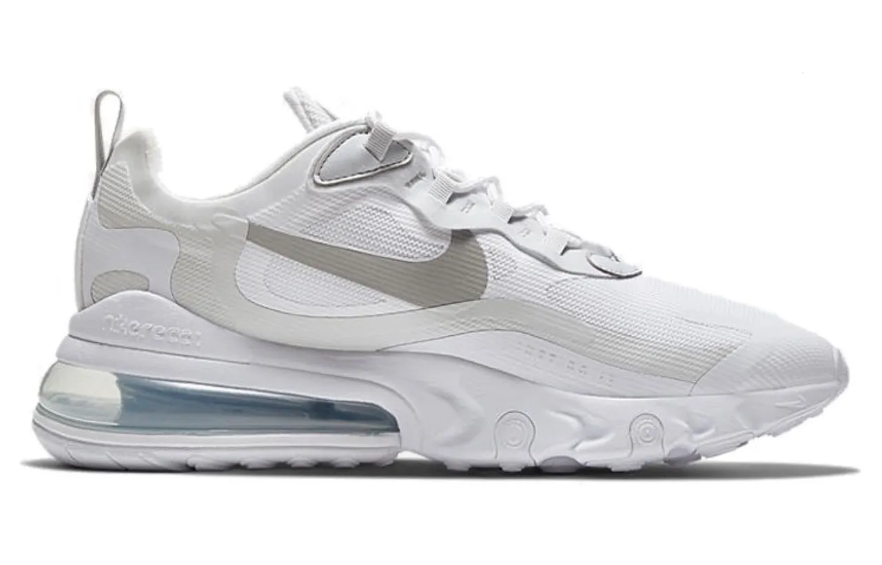 Nike White Gray Visible Air Unit Sculpted Wavy Midsole Lifestyle Sneakers 5