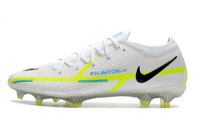 Nike blanco verde ingenierizada malla superior dinámico ajuste cuello terreno firme fútbol zapatos 12