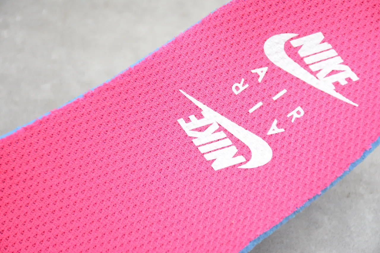 Nike White Pink Platform Sole Textured Leather Upper Lifestyle Sneakers 5