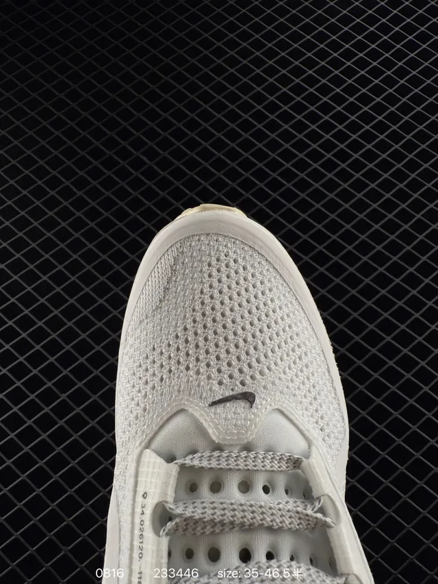 Nike White Red Engineered Mesh Upper Visible Air Zoom Unit Running Shoes 2