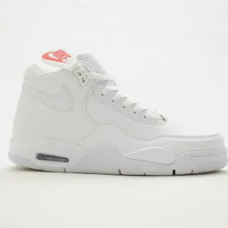 Nike White Red High-Top Leather Lifestyle Sneakers