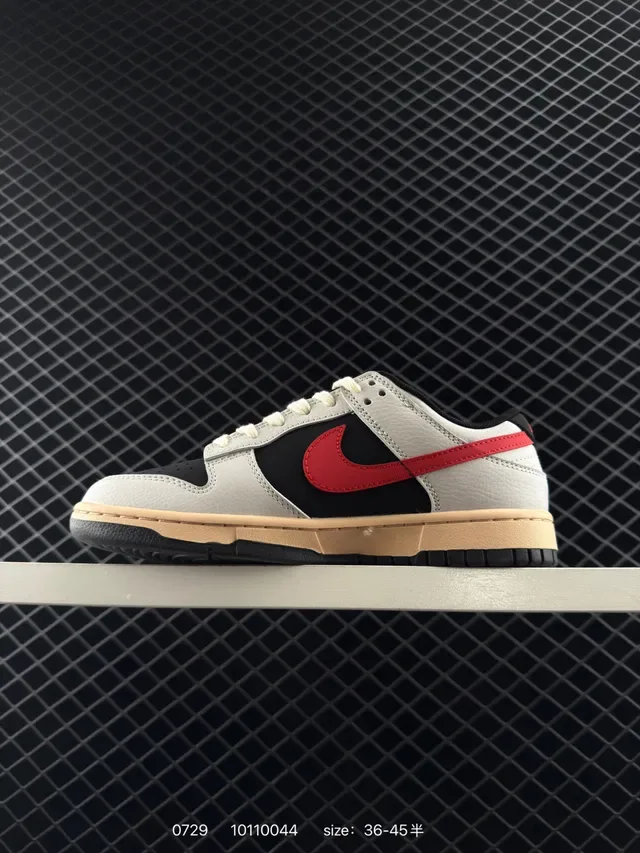 Nike x Balenciaga Dunk Low Navy and Cream Lifestyle Sneakers 3