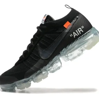 Nike x Off-White Air VaporMax Black Transparent Lifestyle Sneakers