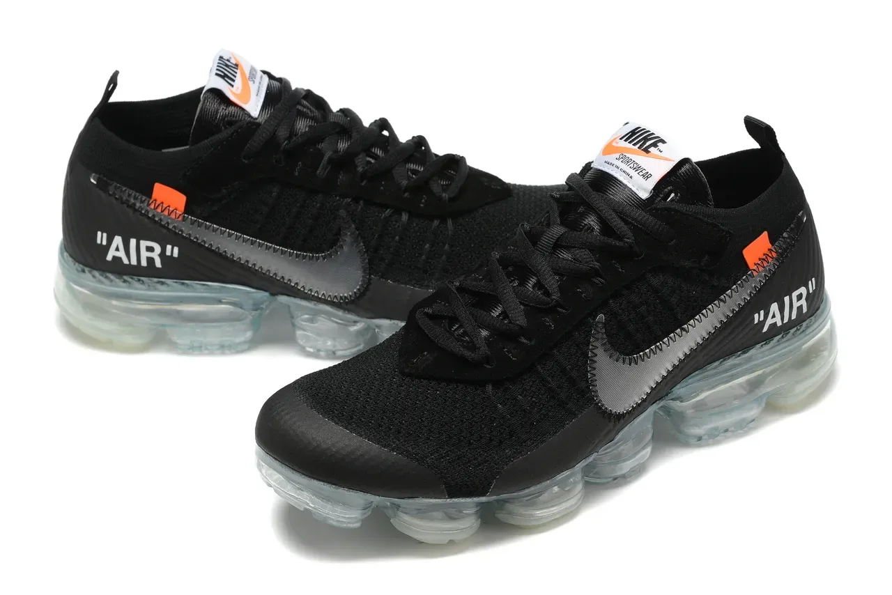 Nike x Off-White Air VaporMax Noir Transparent Sneakers Lifestyle 5