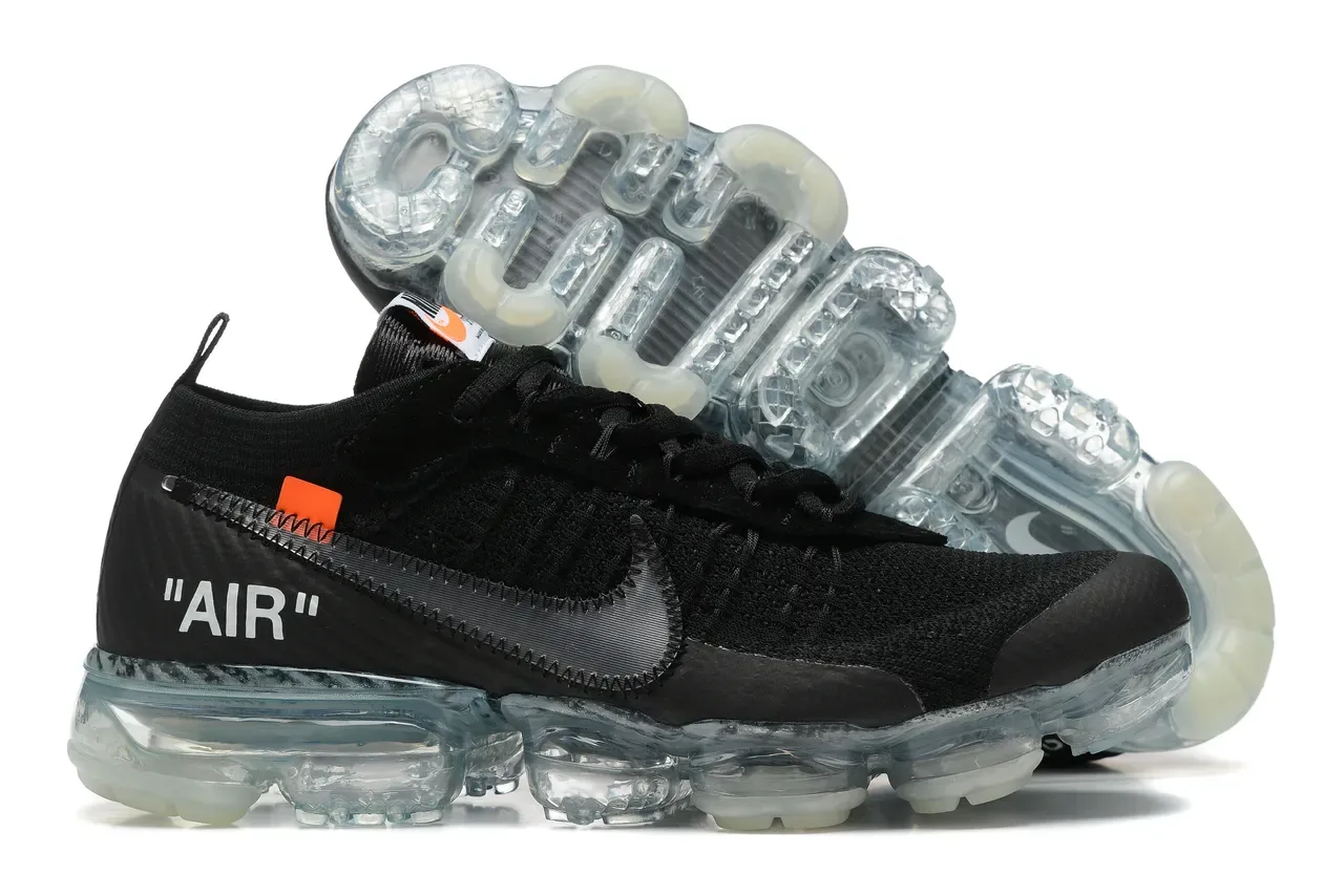 Nike x Off-White Air VaporMax Noir Transparent Sneakers Lifestyle 6