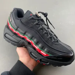 Nike x UNDEFEATED Air Max 95 Black Red Green Lifestyle Sneakers