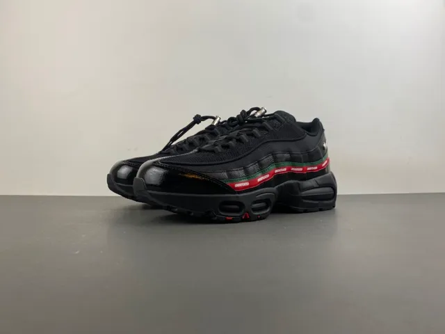 Nike x UNDEFEATED Air Max 95 Black Red Green Lifestyle Sneakers 10