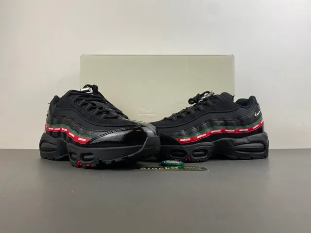 Nike x UNDEFEATED Air Max 95 Black Red Green Lifestyle Sneakers 13