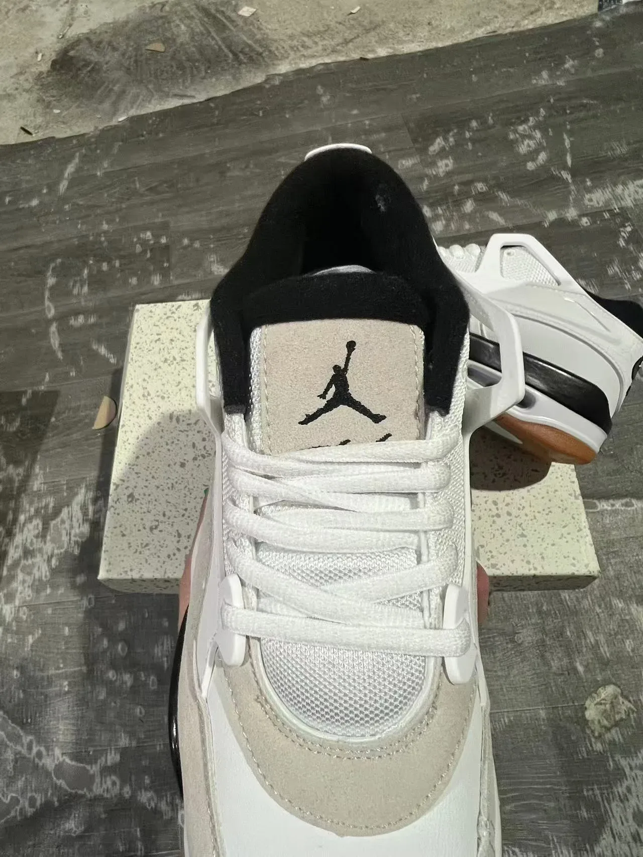 Nike Zoom 2K Blanc Beige Cage Synthétique Stratifié Talon Visible Unité Air Sneakers Lifestyle 4