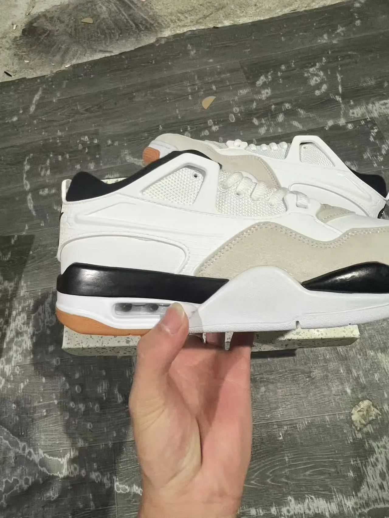 Nike Zoom 2K Blanc Beige Cage Synthétique Stratifié Talon Visible Unité Air Sneakers Lifestyle 7