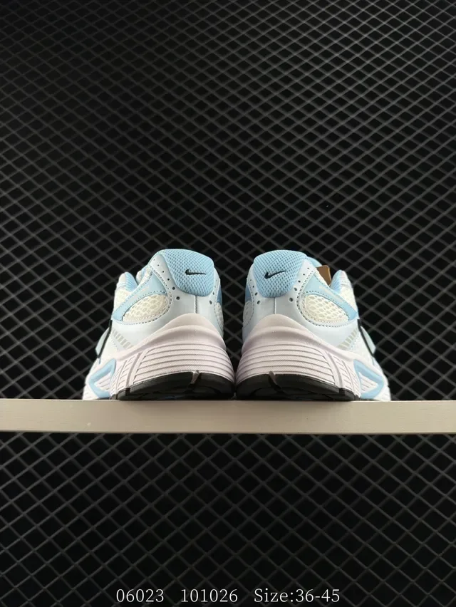 Nike Zoom 2K White Blue Layered Synthetic Cage Overlays Open Mesh Upper Lifestyle Sneakers 2
