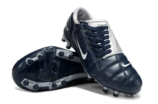 Nike Zoom Air Navy and White Firm-Ground Soccer Shoes 4