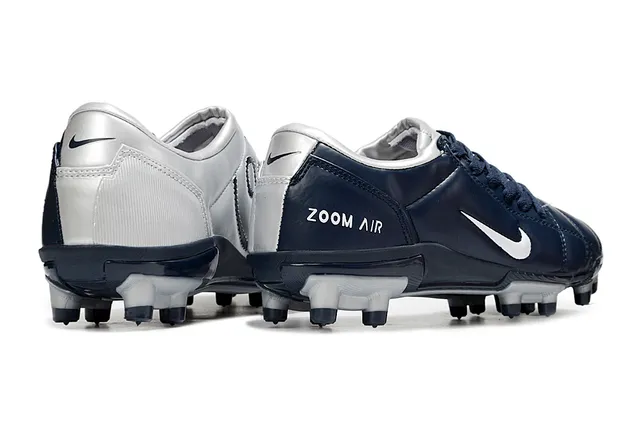 Nike Zoom Air Navy and White Firm-Ground Soccer Shoes 6