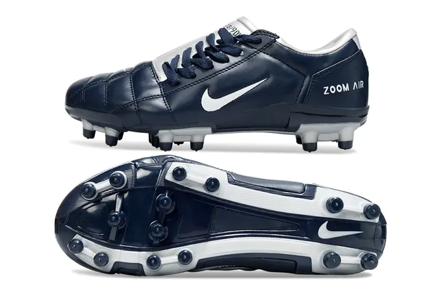 Nike Zoom Air Navy and White Firm-Ground Soccer Shoes 7