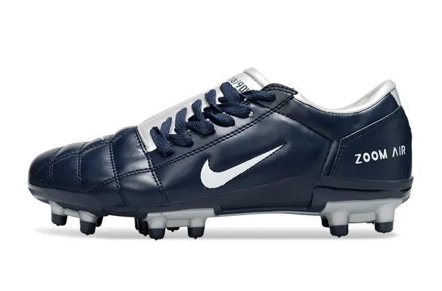 Nike Zoom Air Navy and White Firm-Ground Soccer Shoes 8