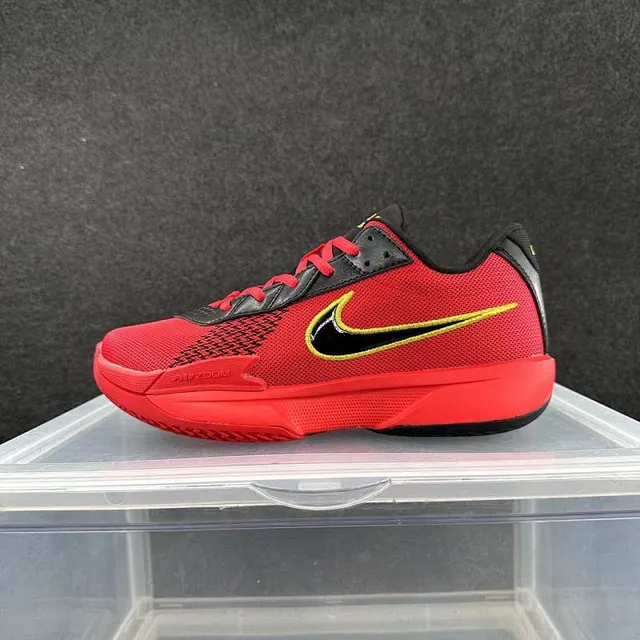 Nike Zoom BB NXT Red Black Mesh Upper Synthetic Overlays Basketball Shoes 2
