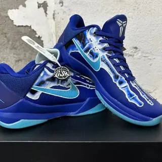 Nike Zoom Kobe V Blue X-Ray Skeletal أحذية كرة السلة