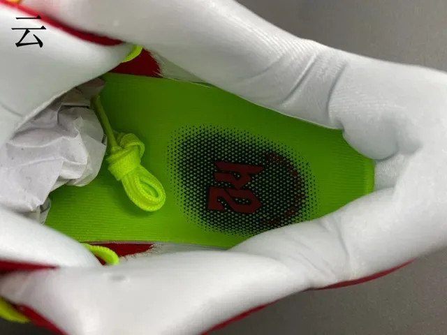 Nike Zoom Kobe VI Gradient Green Red Basketball Shoes 9