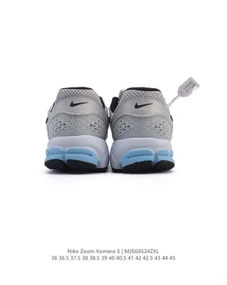 Nike Zoom Vomero 5 Light Gray White Blue Running Shoes 2