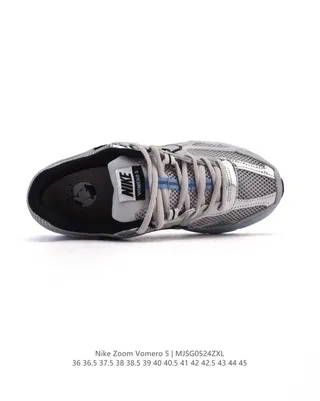 Nike Zoom Vomero 5 Light Gray White Blue Running Shoes 3