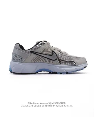 Nike Zoom Vomero 5 Light Gray White Blue Running Shoes 4